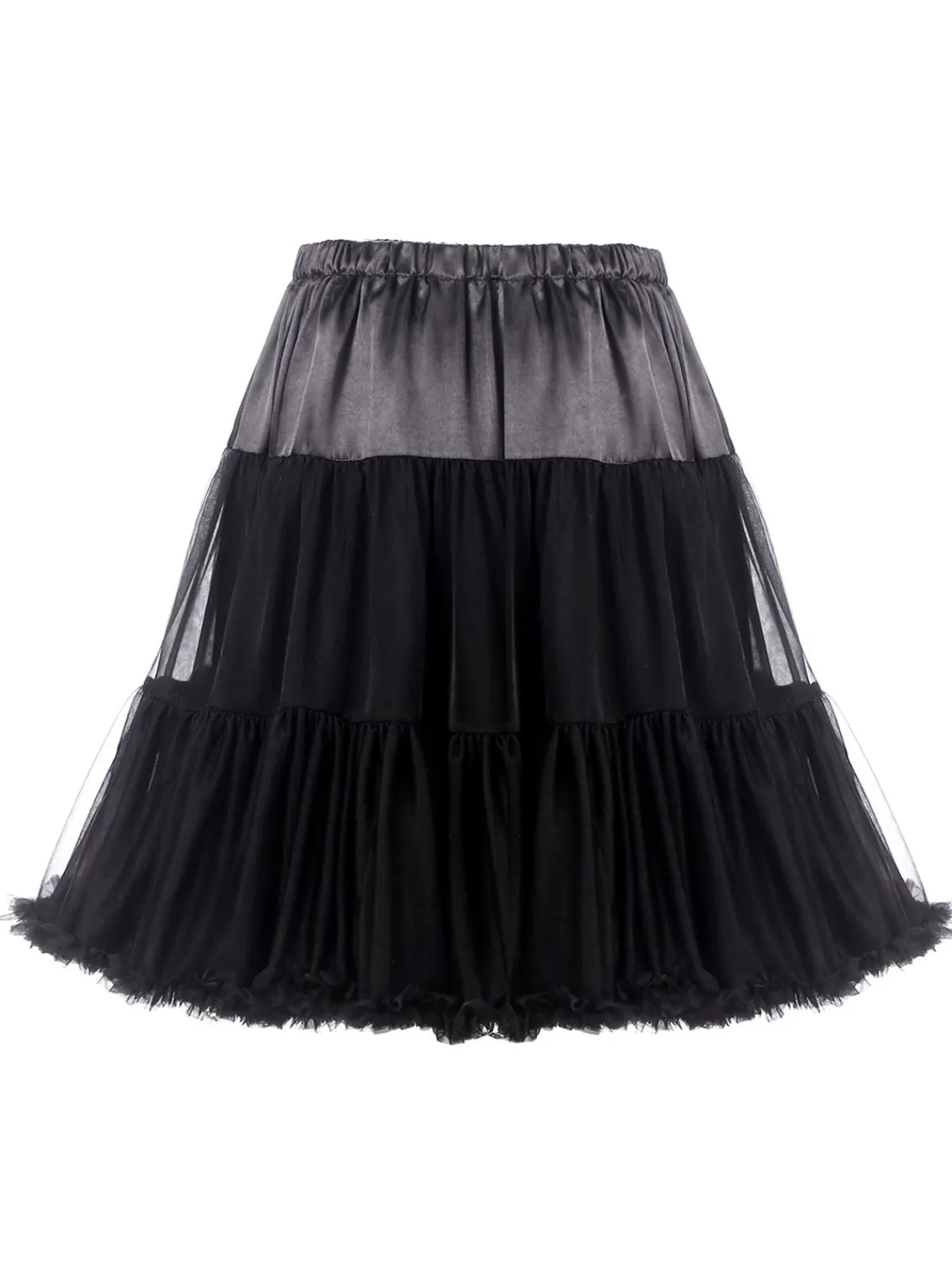Online Retro Stage 1950s Ruffles Petticoat Underskirt