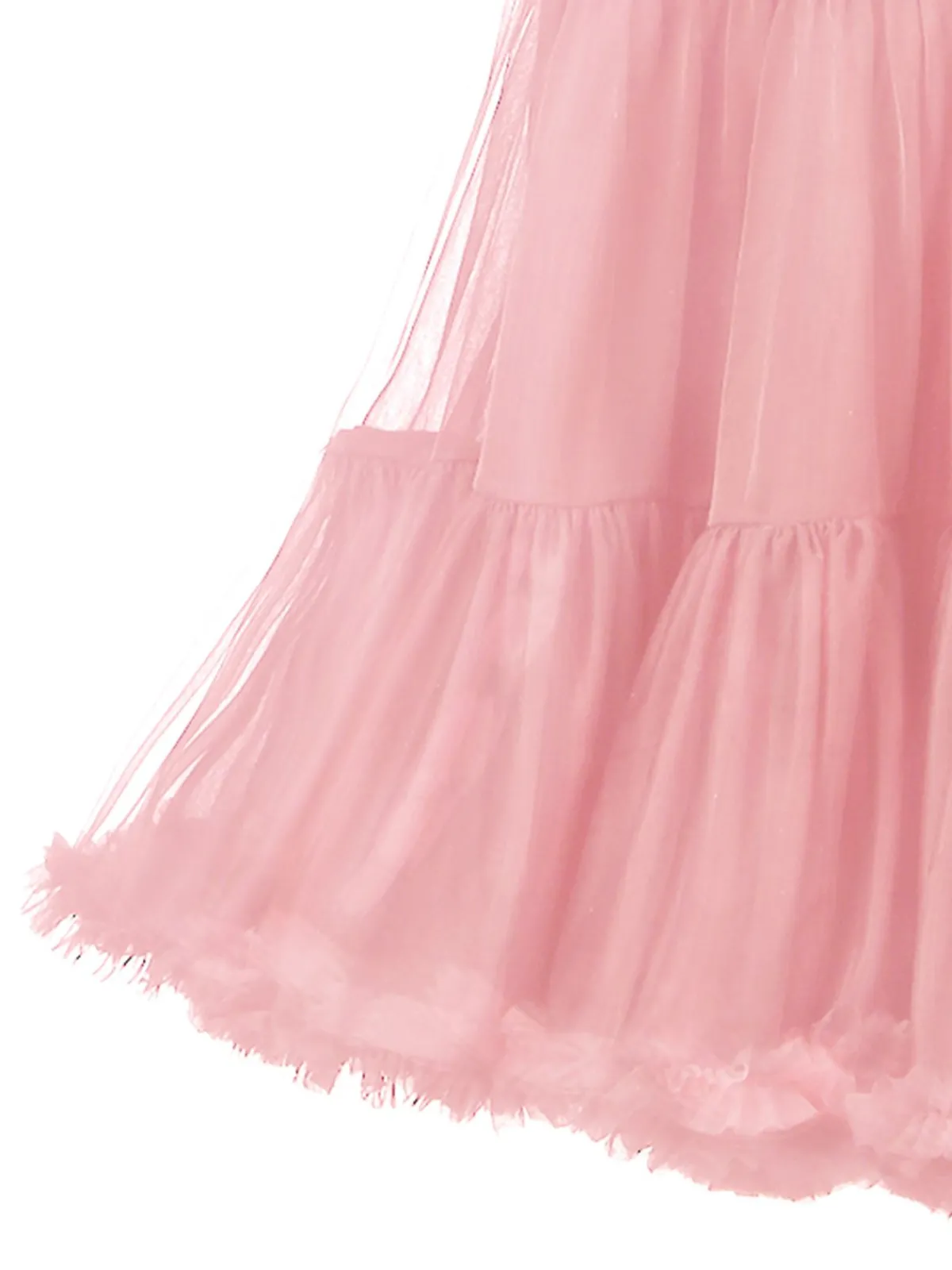 Online Retro Stage 1950s Ruffles Petticoat Underskirt