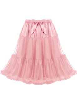 Online Retro Stage 1950s Ruffles Petticoat Underskirt