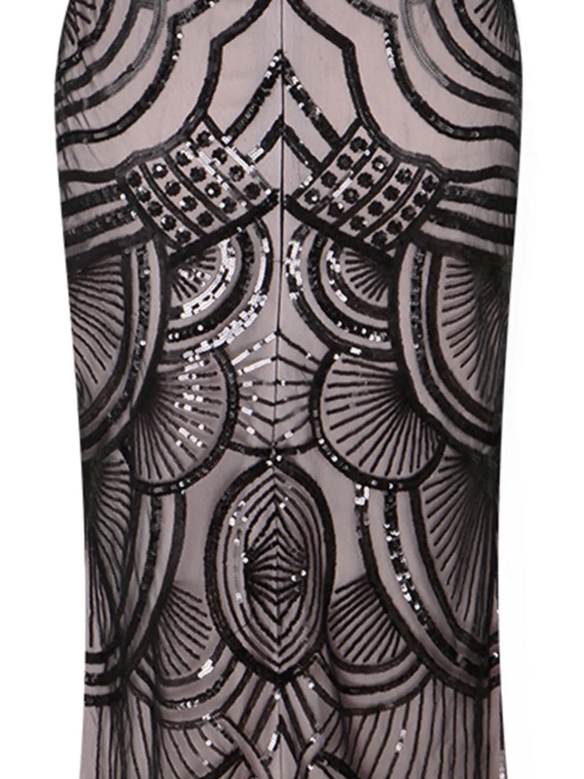 Outlet Retro Stage 1920s Sequin Backless Formal Dress