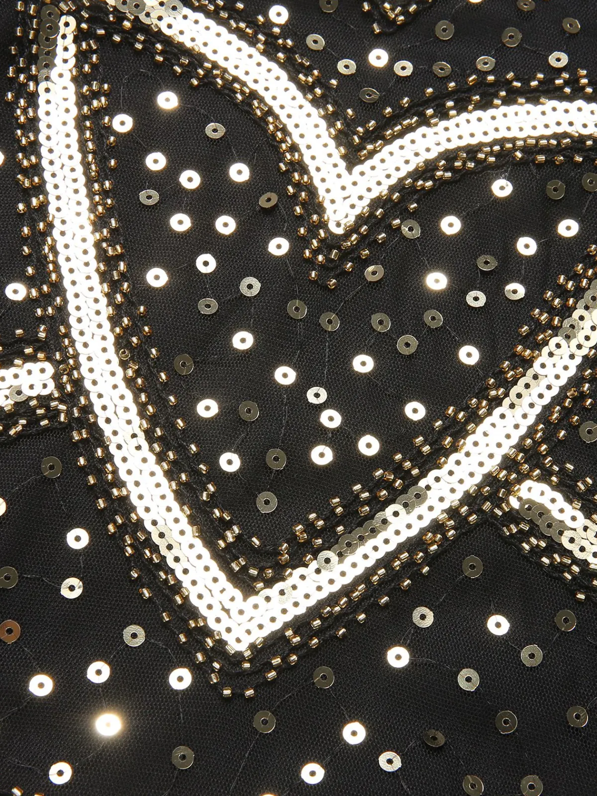 Clearance Retro Stage 1920s Sequin Beaded Tassel Gastby Dress
