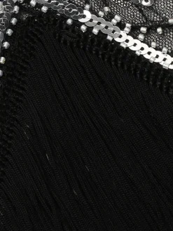 Sale Retro Stage 1920s Sequined Fringe Dress
