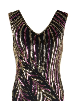 Clearance Retro Stage 1920s Sequined Tassels Flapper Dress