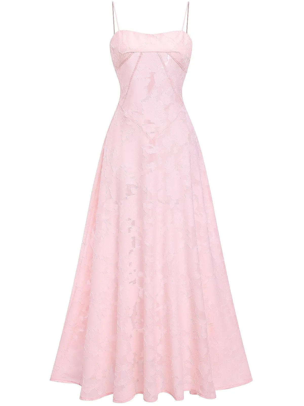 Clearance Retro Stage 1930s Sexy Sheer Floral Maxi Dress