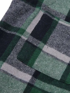 Clearance Retro Stage 1950s Shirt Collar Flannelette Plaid Vest Coat