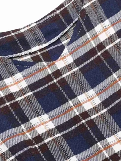Best Retro Stage 1950s Sleeveless Plaid Belted Swing Dress