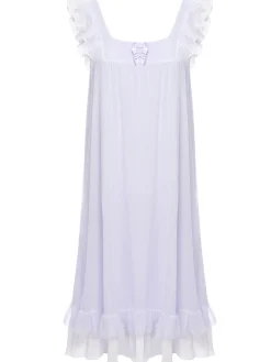 Fashion Retro Stage 1950s Small Flying sleeves Babydoll Sleepwear