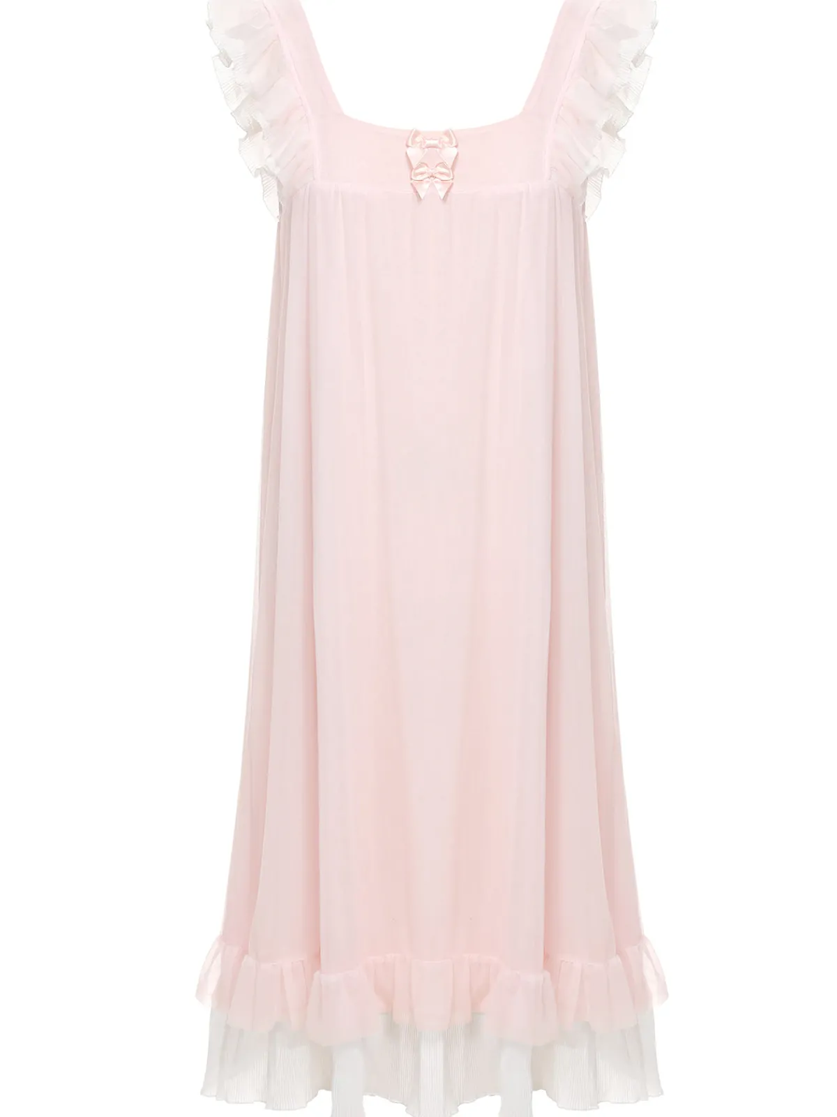 Fashion Retro Stage 1950s Small Flying sleeves Babydoll Sleepwear