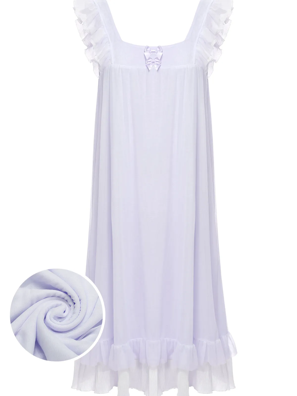 Fashion Retro Stage 1950s Small Flying sleeves Babydoll Sleepwear