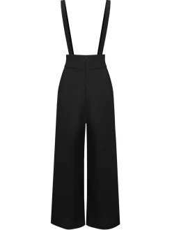 Best Retro Stage 1930s Solid Blouse & Suspender Pants