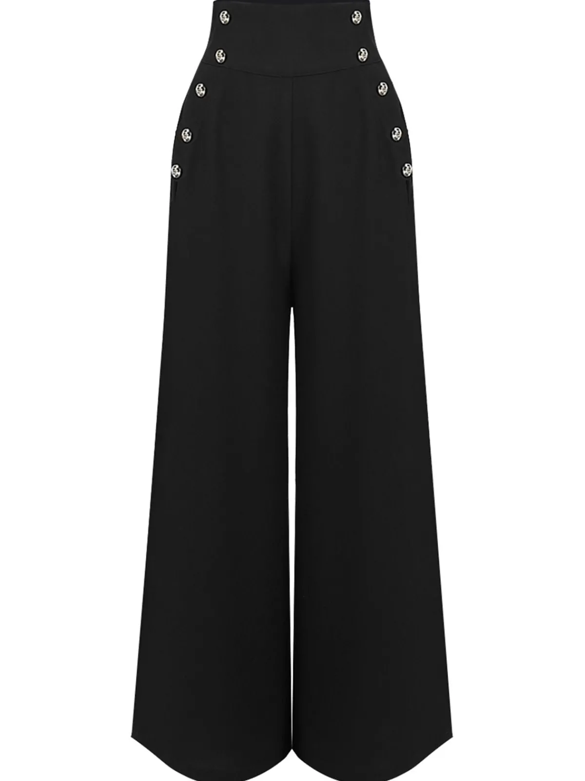 Best Retro Stage 1930s Solid Blouse & Suspender Pants