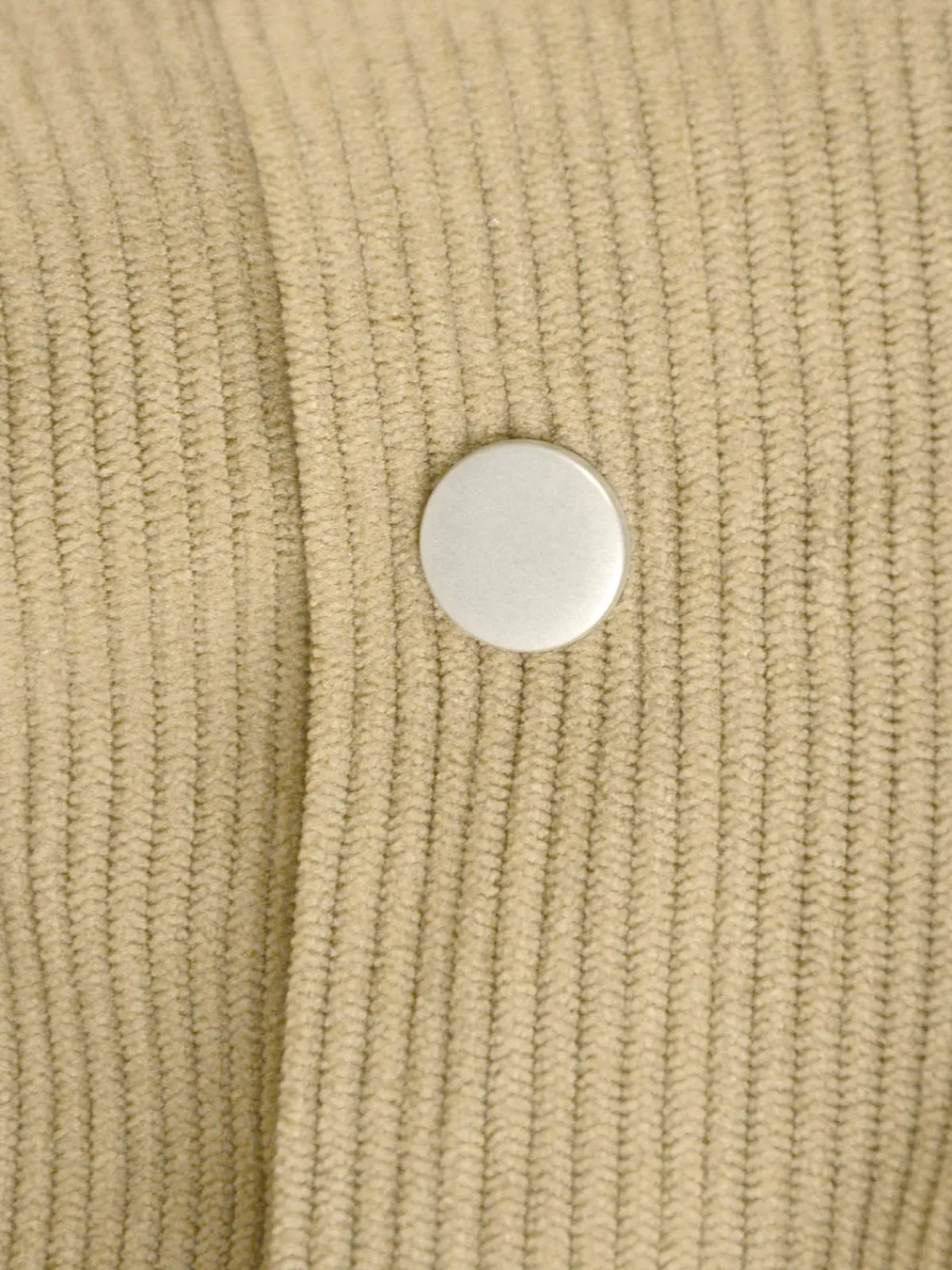 New Retro Stage 1930s Solid Buttoned Corduroy A-Line Skirt