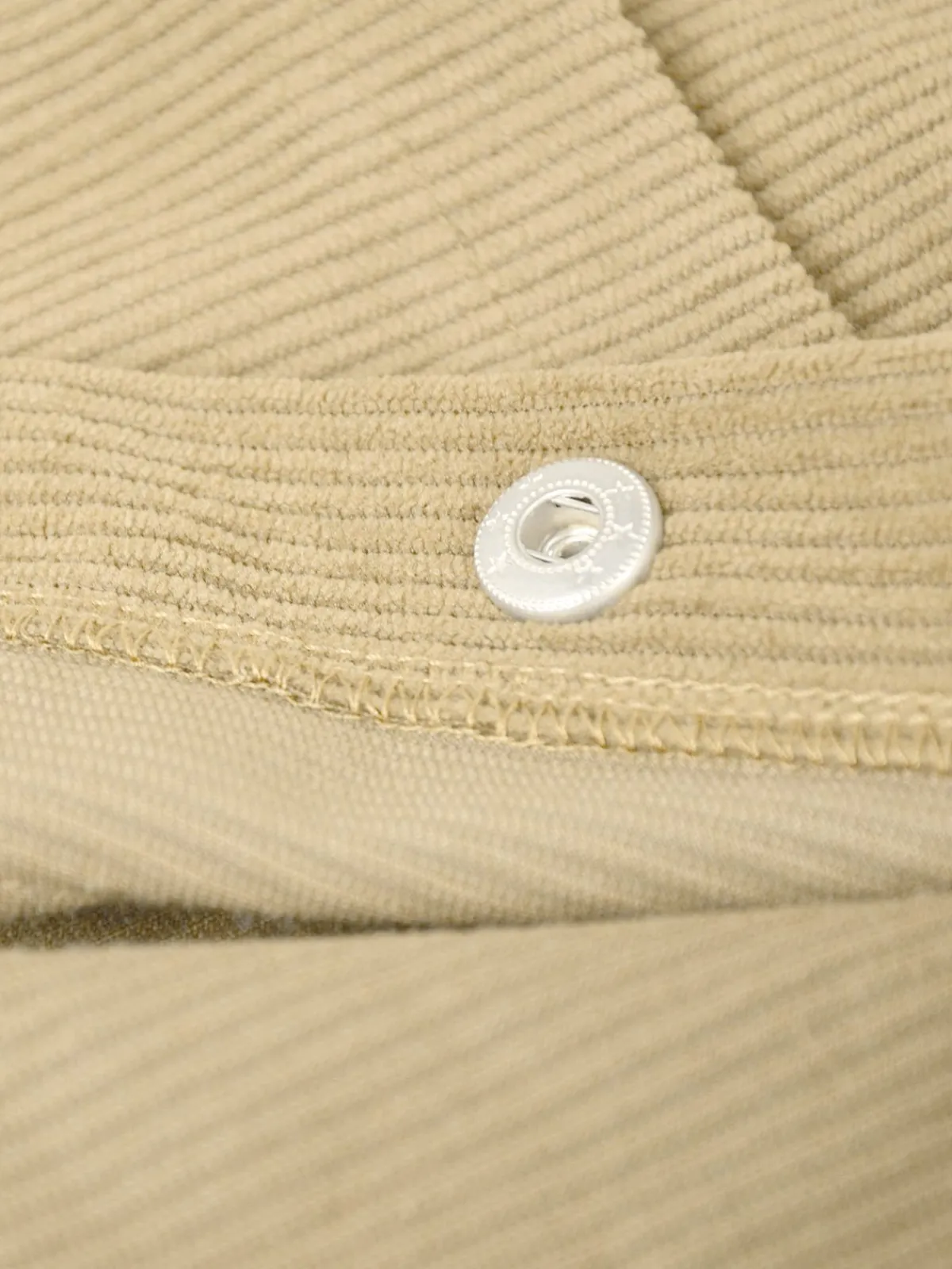 New Retro Stage 1930s Solid Buttoned Corduroy A-Line Skirt