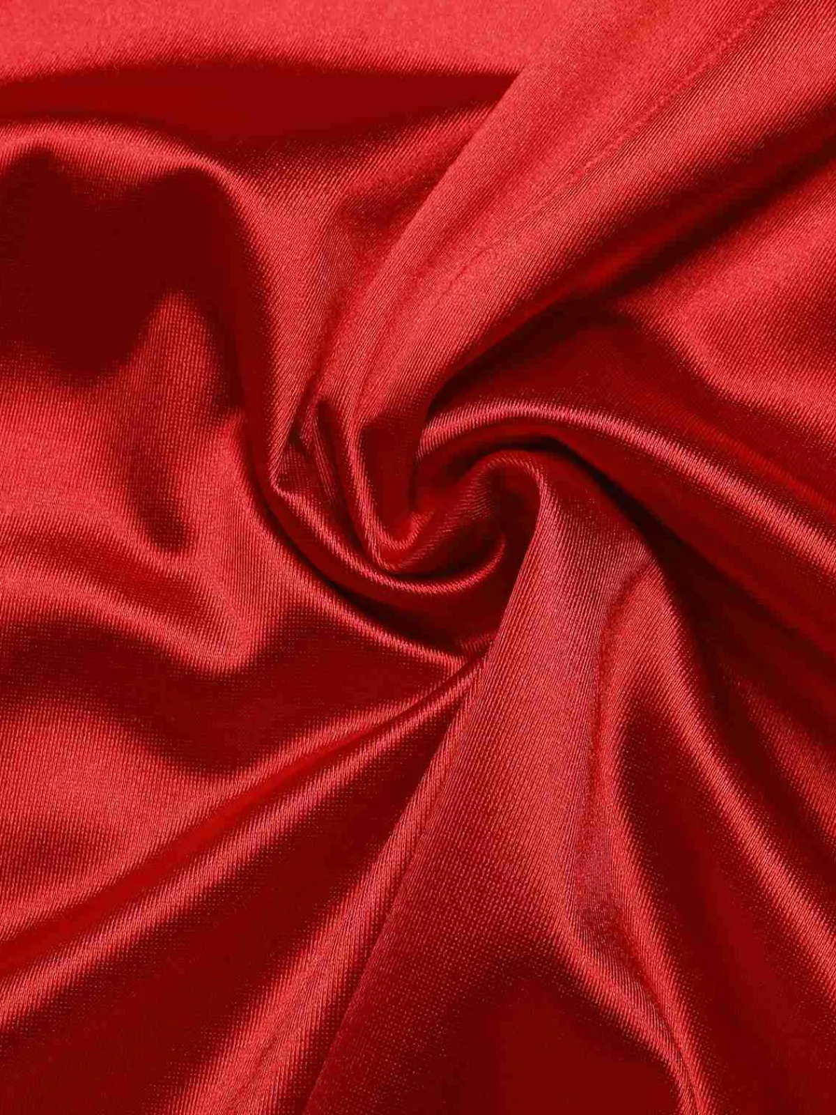 Best Retro Stage 1930s Solid Deep V-Neck Satin Dress