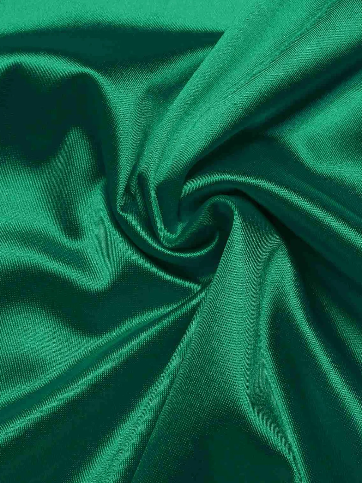 Best Retro Stage 1930s Solid Deep V-Neck Satin Dress