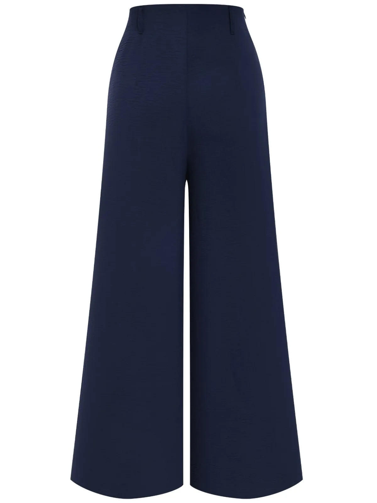 Fashion Retro Stage 1950s Solid Hight Waist Pleated Wideleg Pants