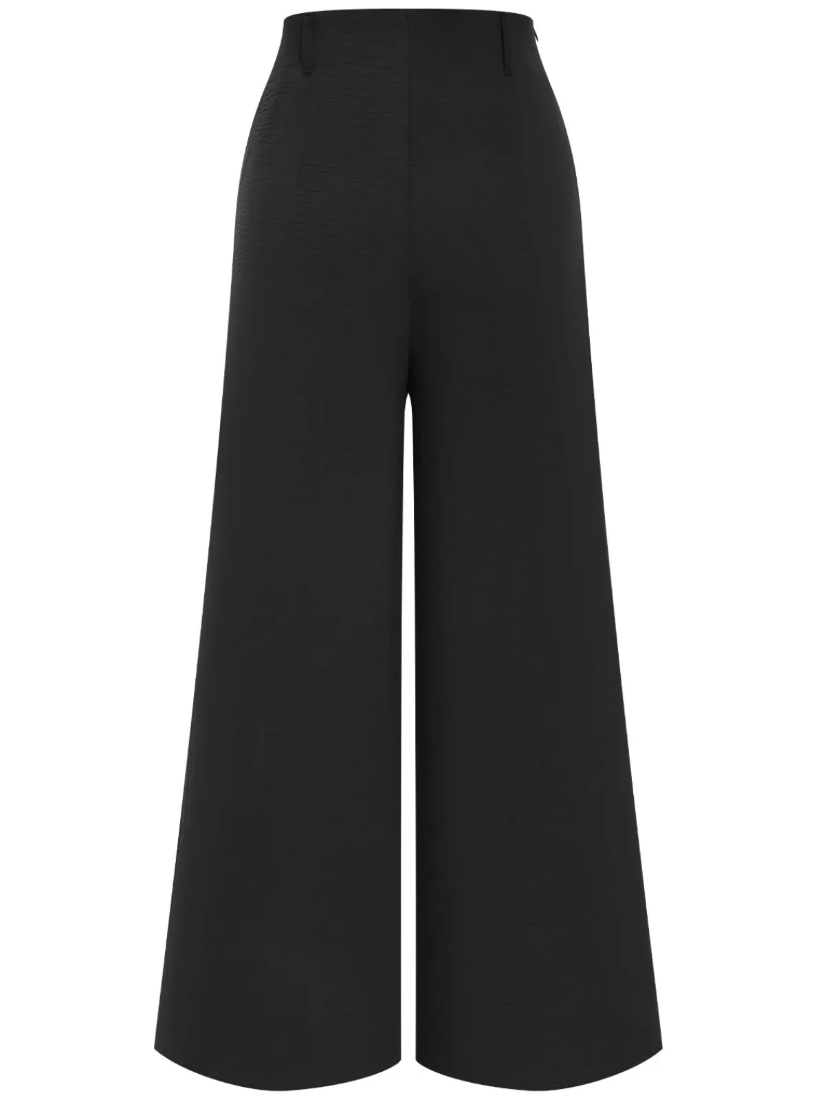 Fashion Retro Stage 1950s Solid Hight Waist Pleated Wideleg Pants