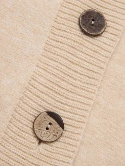 Online Retro Stage 1940s Solid Knit Hooded Cardigan