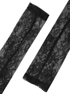Best Retro Stage 1930s Solid Lace Patchwork Velvet Fishtail Dress