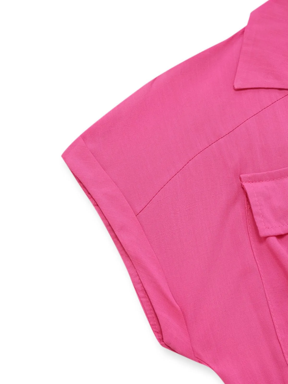 Discount Retro Stage 1930s Solid Lapel Button Belted Cargo Jumpsuit