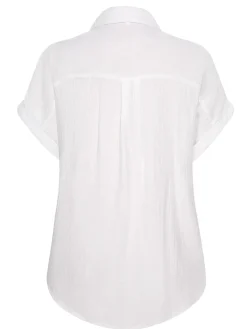 Clearance Retro Stage 1950s Solid Lapel Button-Down Blouse