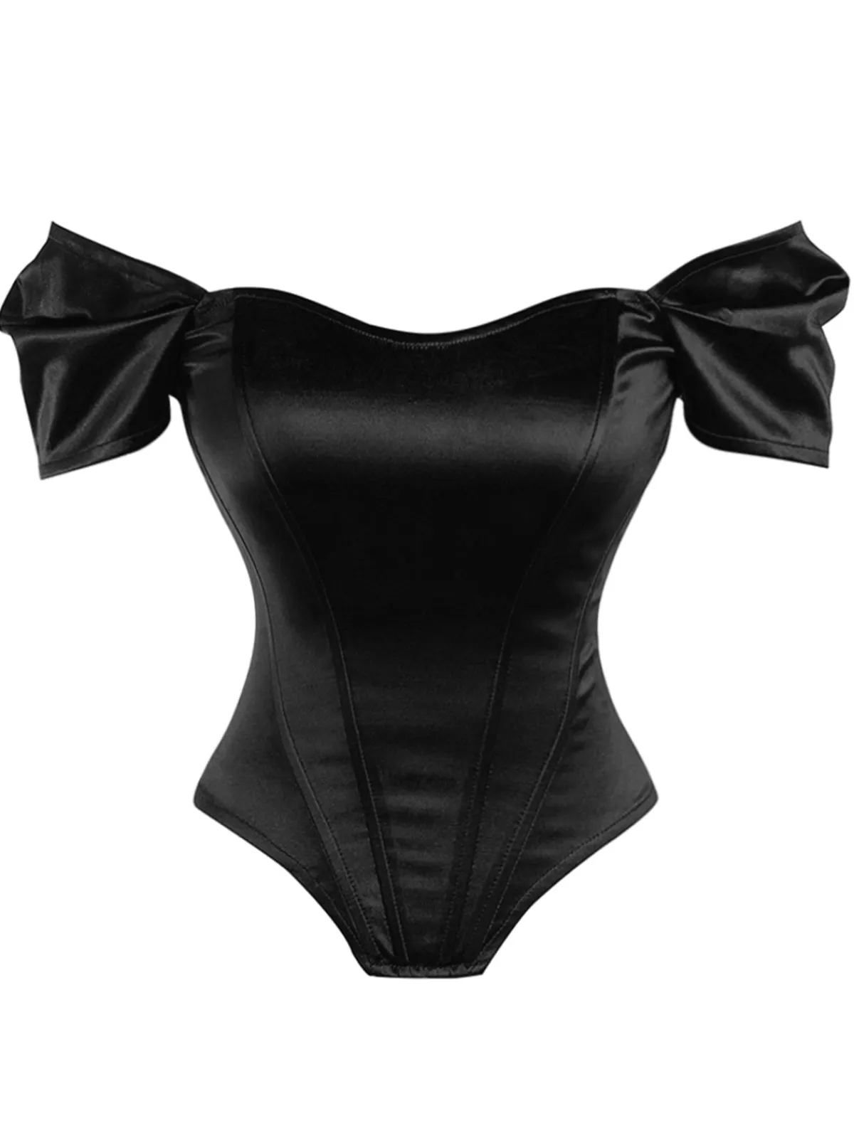 Hot Retro Stage 1930s Solid Satin Herringbone Court Style Top
