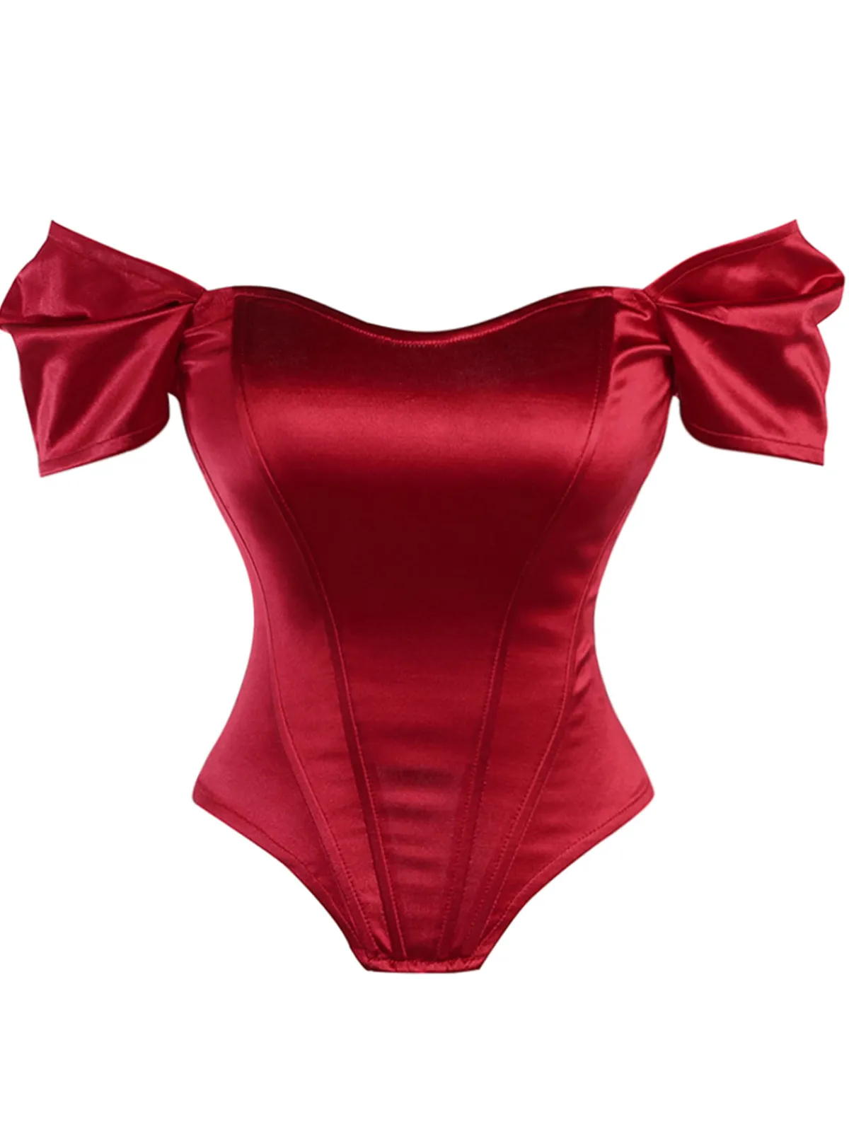 Hot Retro Stage 1930s Solid Satin Herringbone Court Style Top
