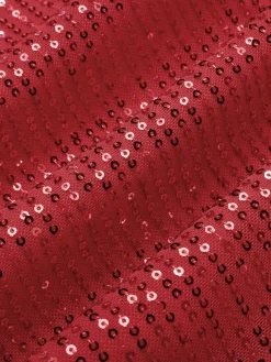 Sale Retro Stage 1930s Solid Sequined Split Long Skirt