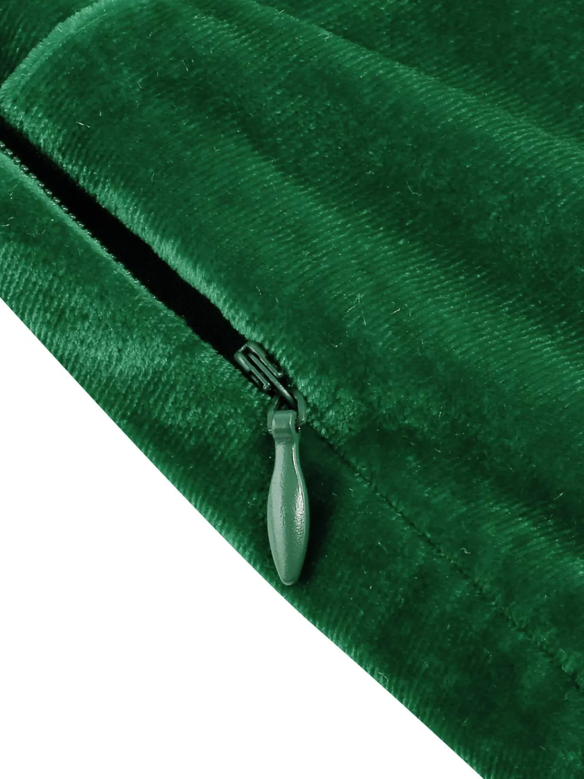 Best Retro Stage 1950s Solid Square Neck Velvet Dress