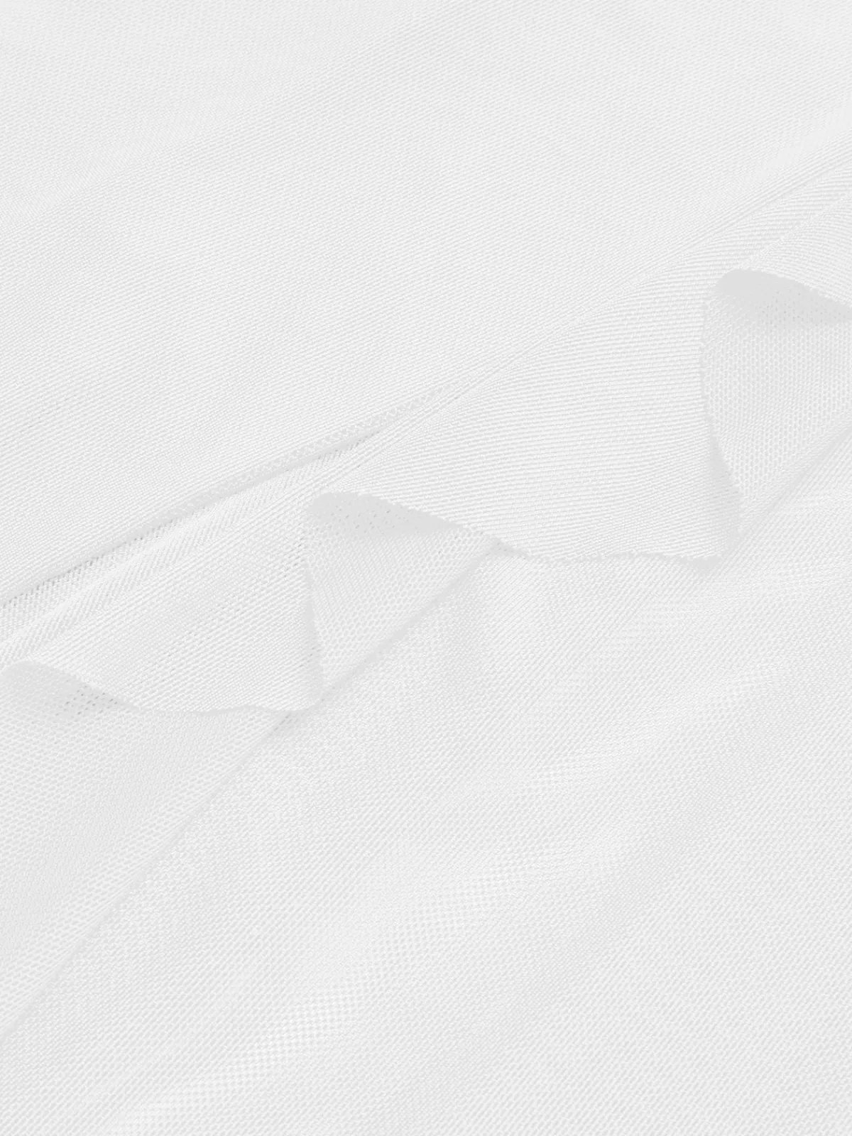 Discount Retro Stage 1930s Solid V-Neck Ruffle Sheer Nightgown