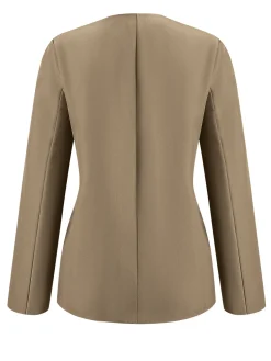 Hot Retro Stage 1940s Solid V-Neck Vintage Coat