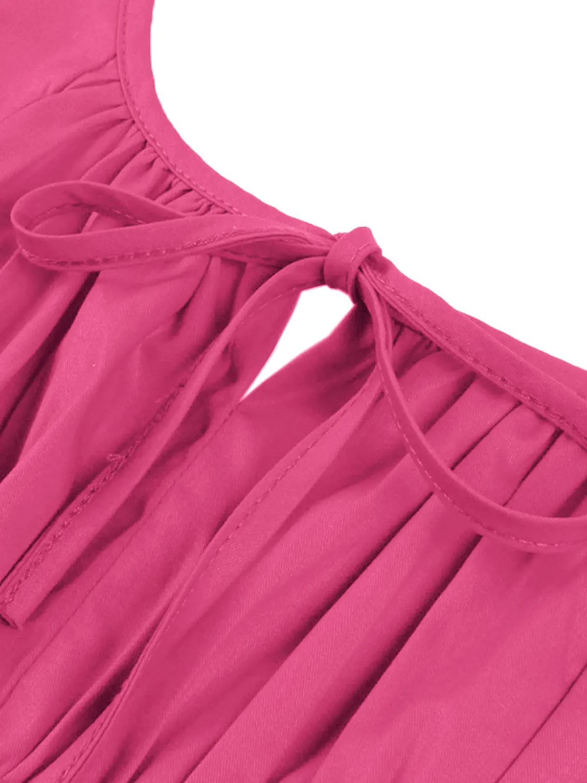 Online Retro Stage 1950s Solid Wide Strap Dress