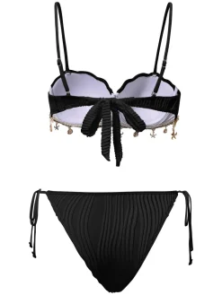 Fashion Retro Stage 1950s Spaghetti Strap Beach Seashell Starfish Bikini