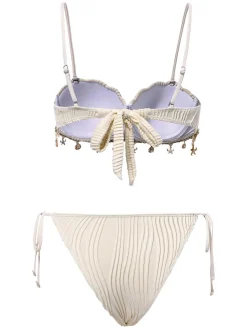Fashion Retro Stage 1950s Spaghetti Strap Beach Seashell Starfish Bikini