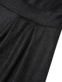 Fashion Retro Stage 1950s Spaghetti Strap Deep V-Neck Jumpsuit