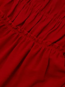 Outlet Retro Stage 1950s Spaghetti Strap Lace-Up Backless Skater Dress