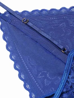 Clearance Retro Stage 1960s Spaghetti Straps Lace Sheer Nightgown
