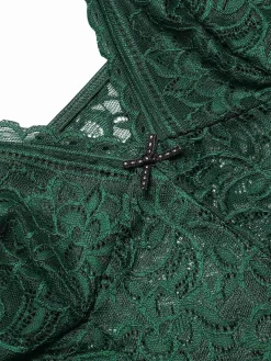 Clearance Retro Stage 1960s Spaghetti Straps Lace Sheer Nightgown