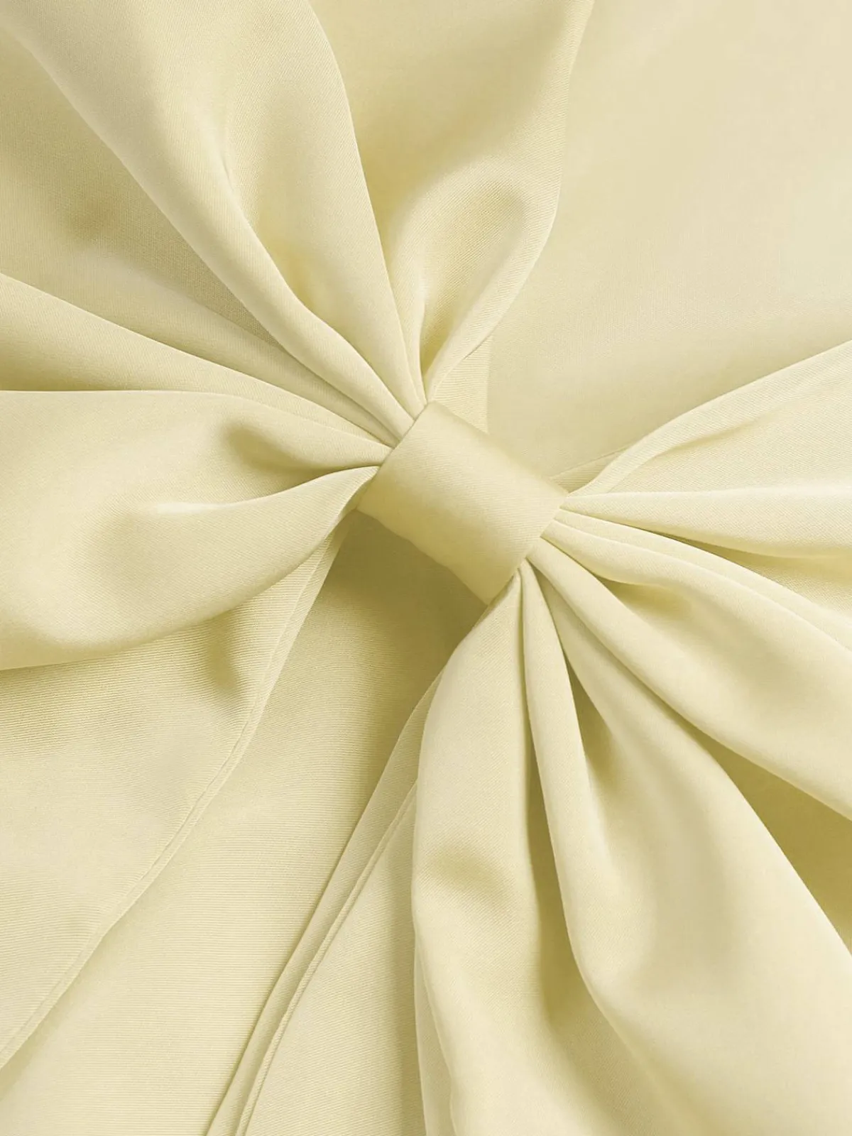 Sale Retro Stage 1960s Square Neck Back Bow Satin Dress