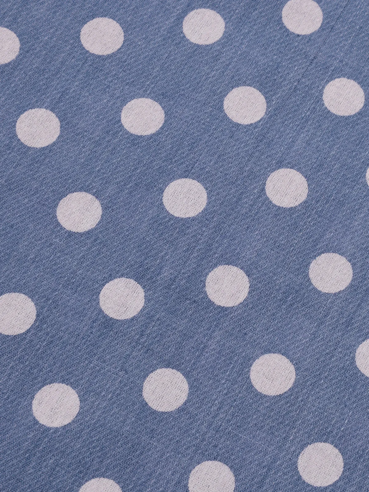Fashion Retro Stage 1930s Strap Ruffles Polka Dots Nightgowns Blue