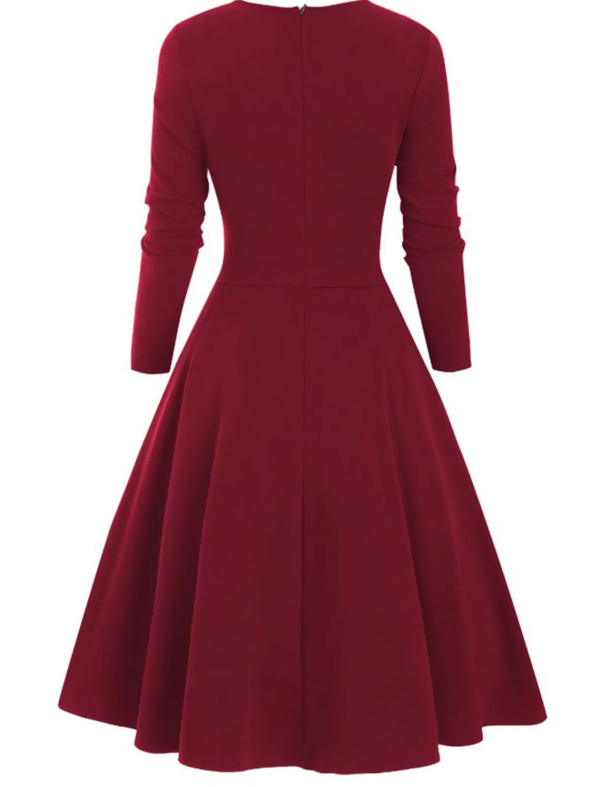 Sale Retro Stage 1950s Sweetheart Plaid Patchwork Dress