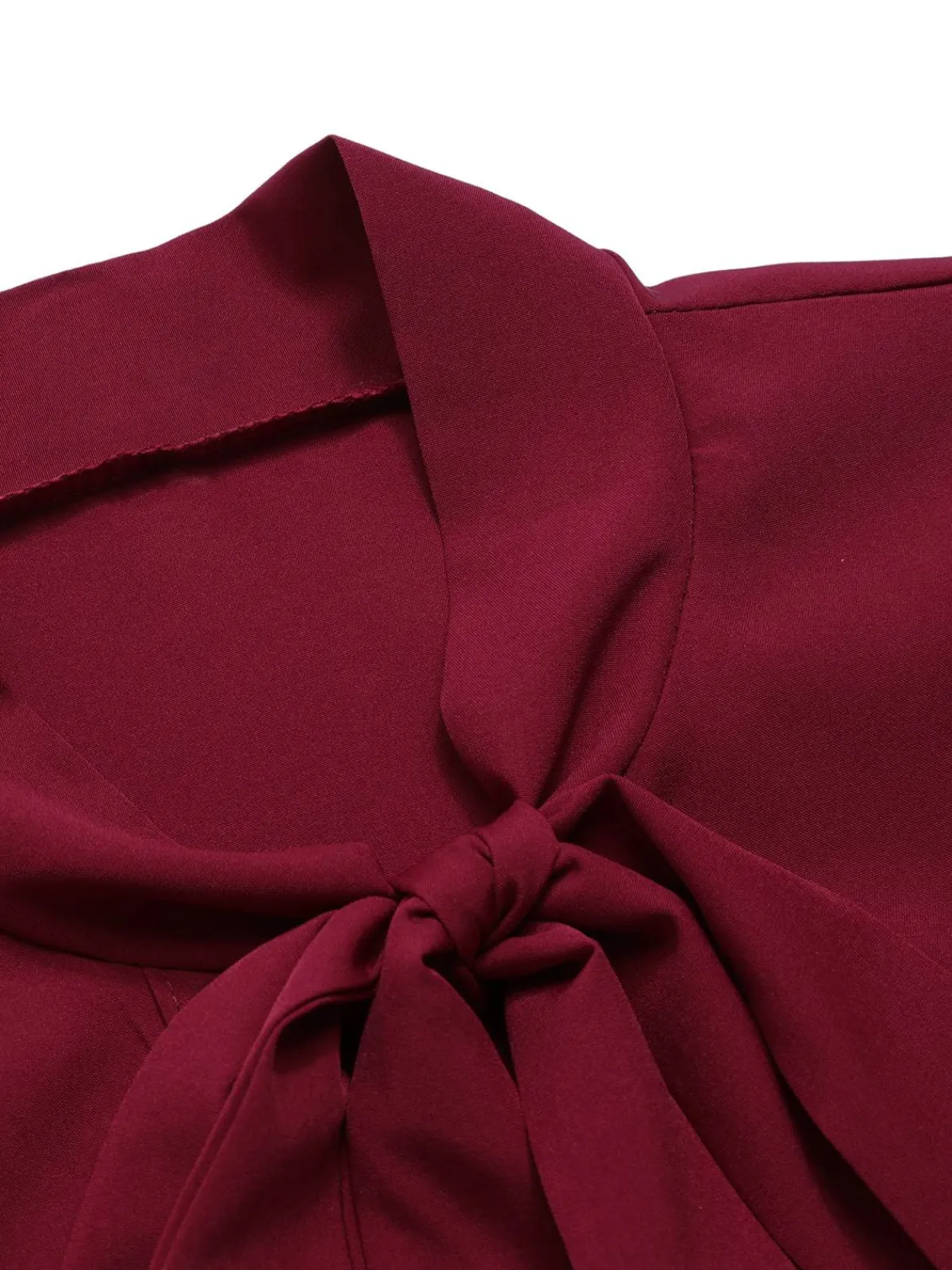 Best Retro Stage 1950s Tie Neck Cap Sleeve Tops