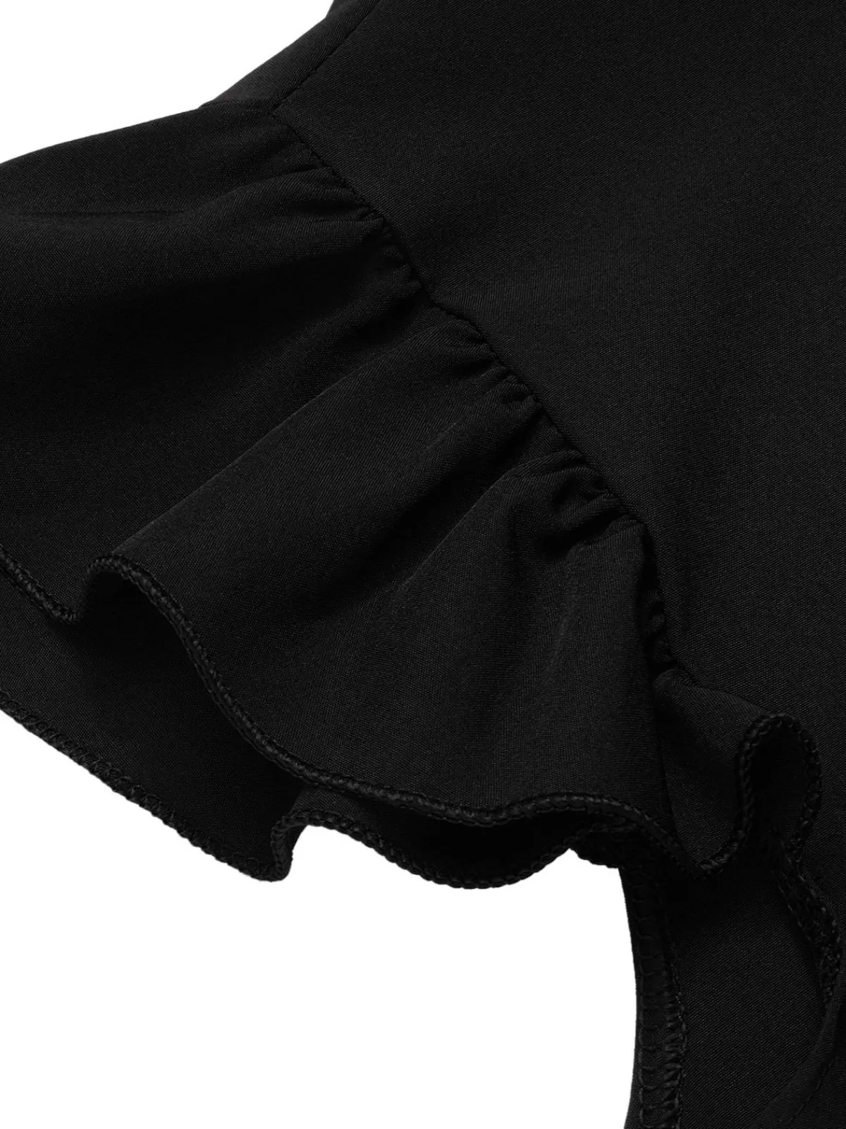 Best Retro Stage 1950s Tie Neck Cap Sleeve Tops