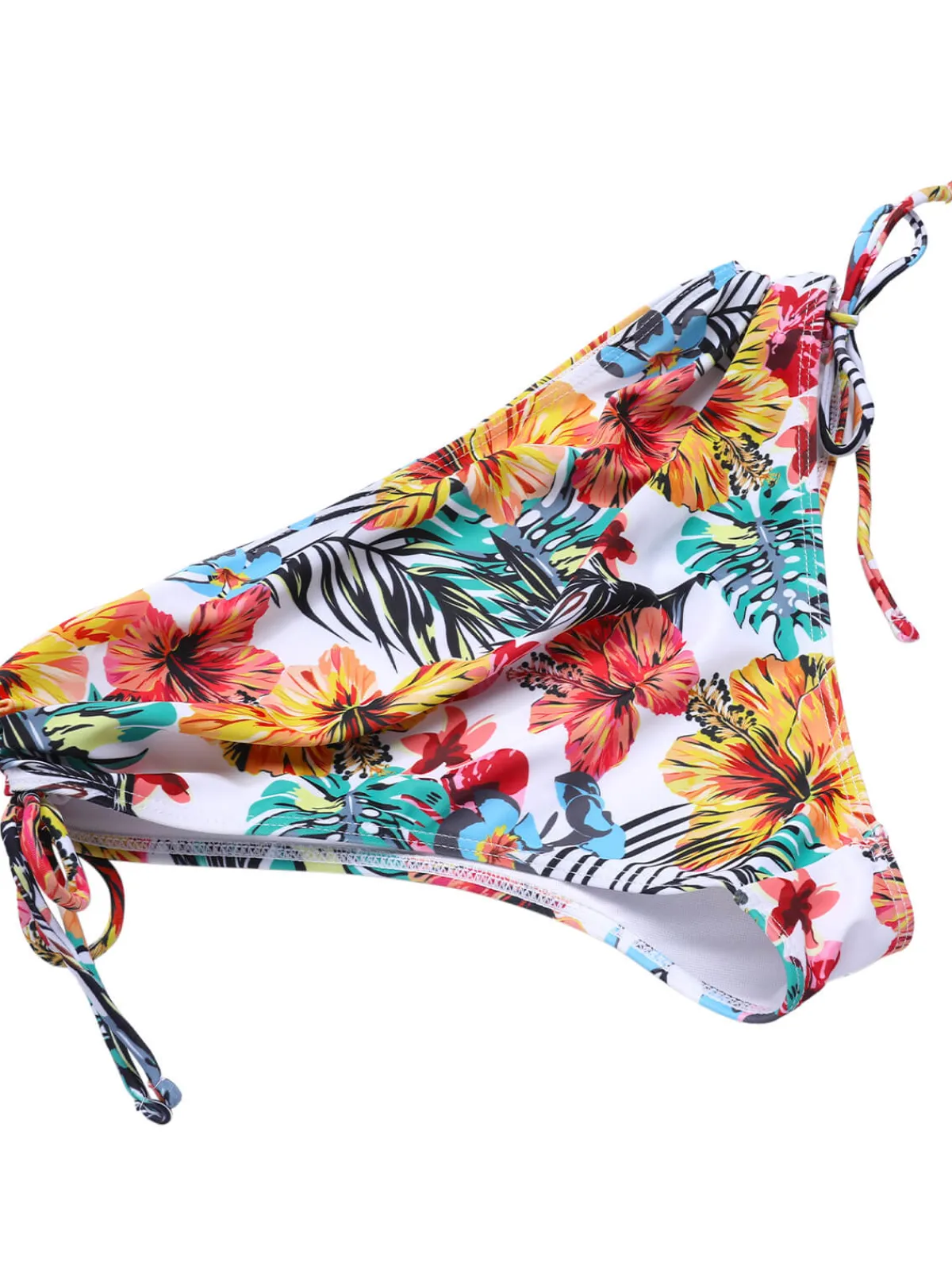 Sale Retro Stage 1960s Tropical Halter Bikini Set & Cover-Up