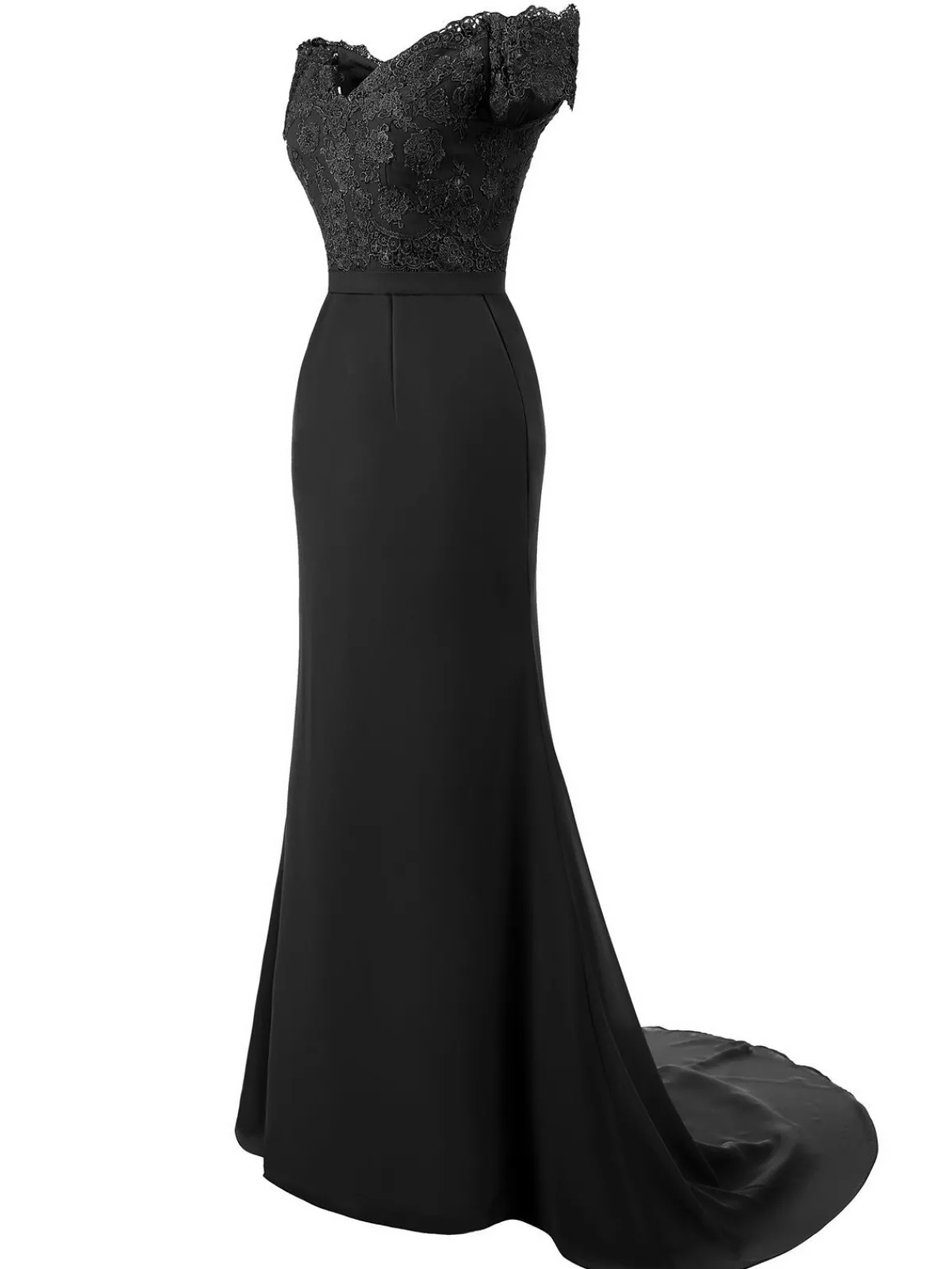 Discount Retro Stage 1930s Vintage Chiffon Off Shoulder Maxi Dress