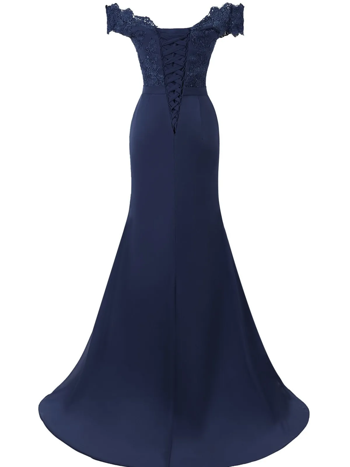Discount Retro Stage 1930s Vintage Chiffon Off Shoulder Maxi Dress