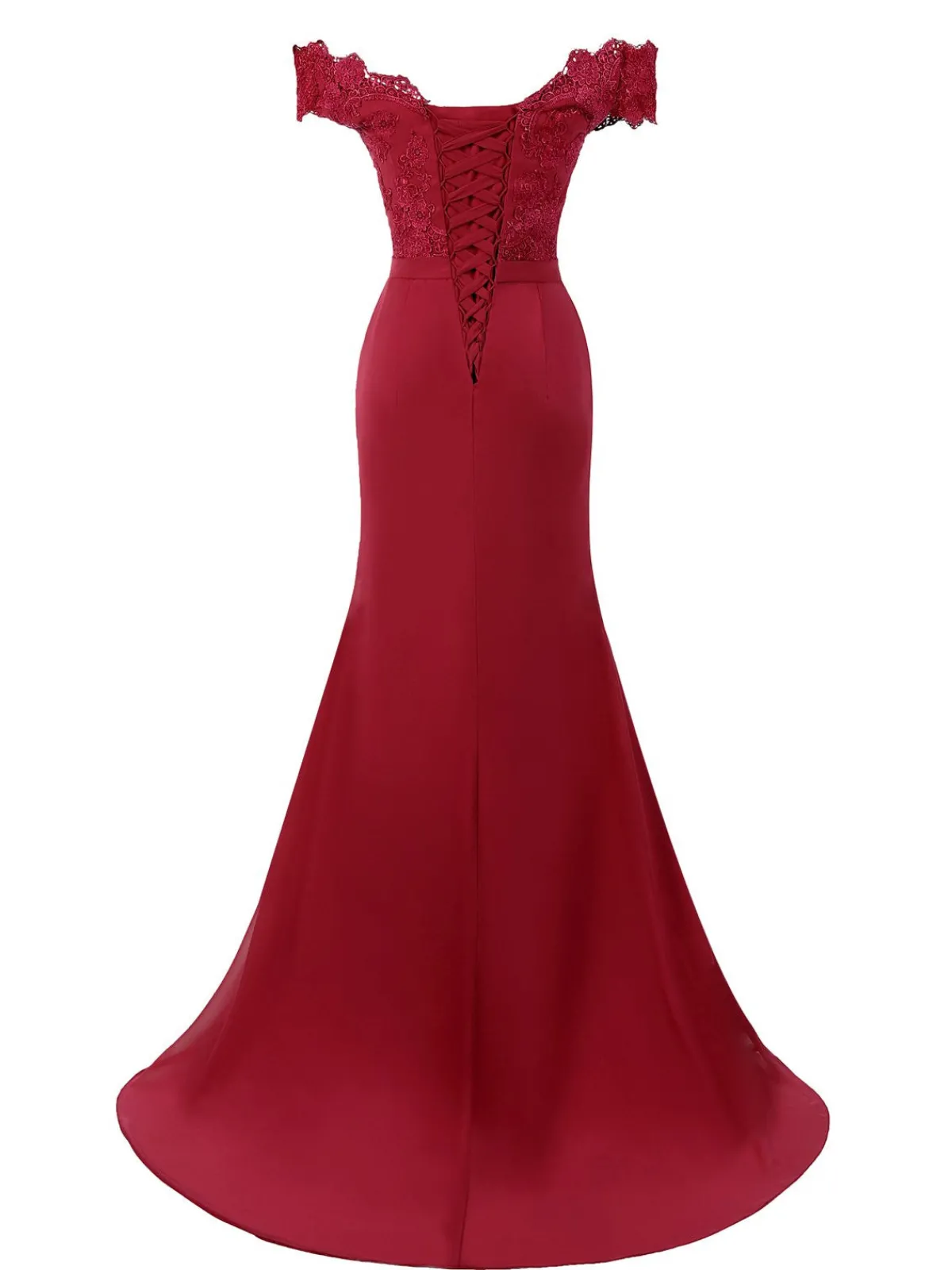 Discount Retro Stage 1930s Vintage Chiffon Off Shoulder Maxi Dress