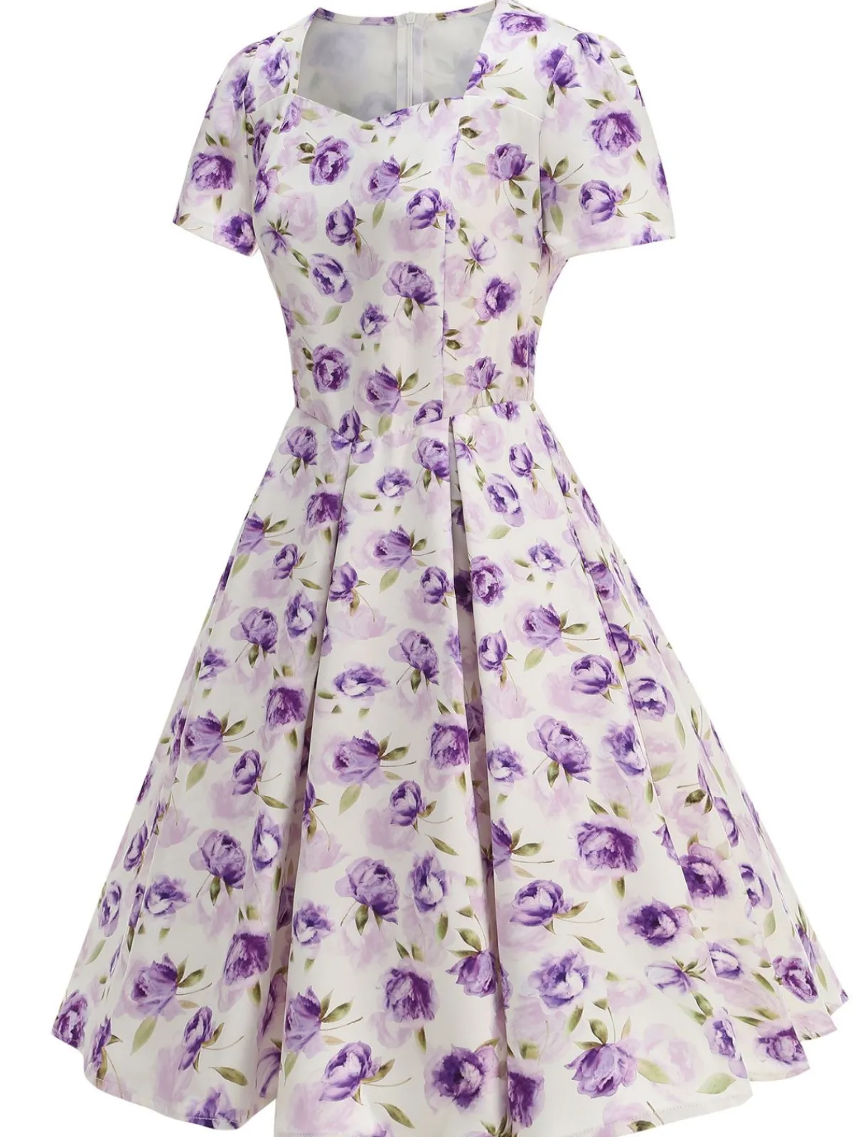 New Retro Stage 1950s Vintage Floral Swing Dress