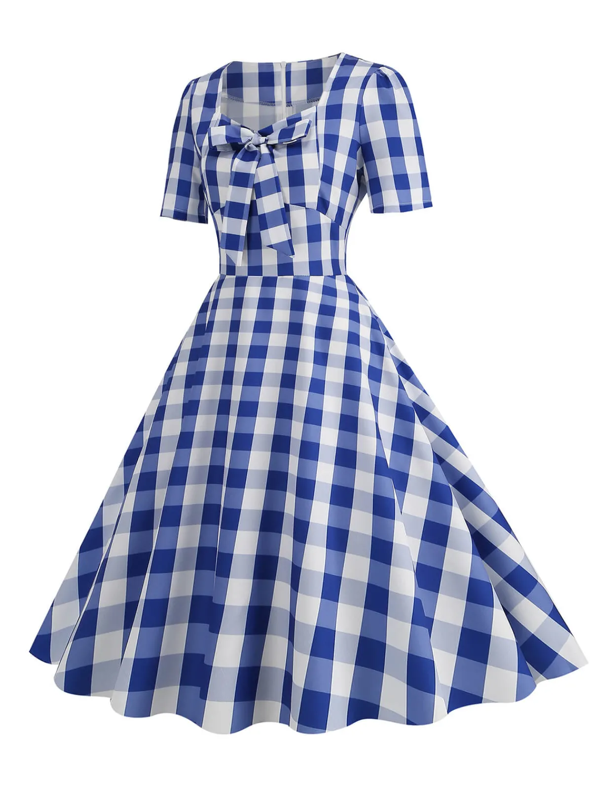 Best Retro Stage 1950s Vintage Sweetheart Bow Swing Dress