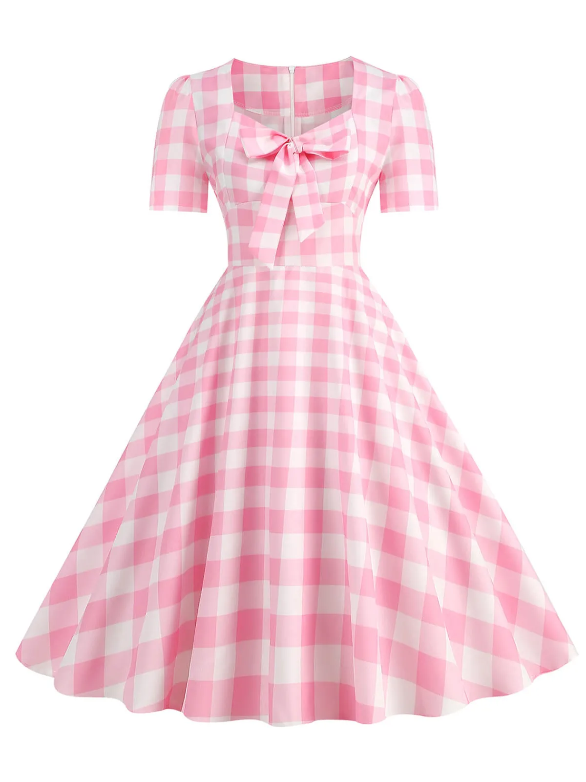Best Retro Stage 1950s Vintage Sweetheart Bow Swing Dress